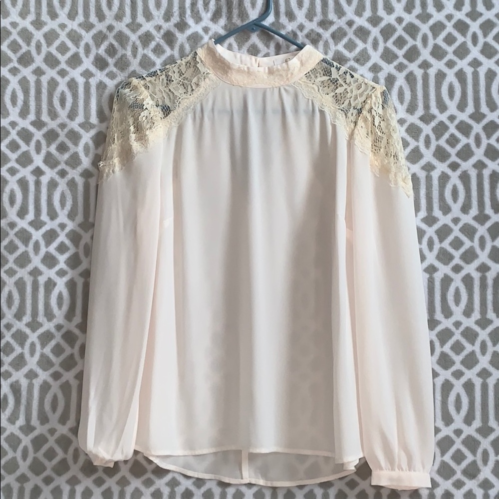 Cream colored blouse
